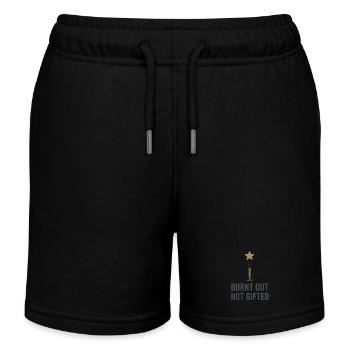 Hochbegabter Burnout-absolvent Mit Akademischem - Kinder Organic Joggingshorts Mini Bolter von Stanley/Stella - Schwarz - Vorne