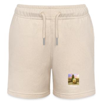 Nicosia Cyprus - Kids Organic Sweat Shorts by Stanley/Stella - soft Ecru - Front
