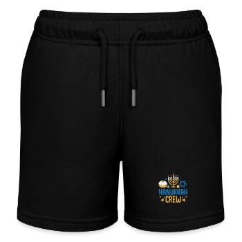 Hanukkah  - Kinder Organic Joggingshorts Mini Bolter von Stanley/Stella - Schwarz - Vorne
