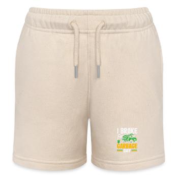 Der Mülltag Ist Mein Lieblingstag - Kinder Organic Joggingshorts Mini Bolter von Stanley/Stella - Natur - Vorne