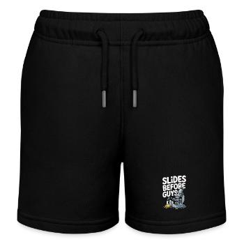 Lab Technician Slides Before Guys Laboratory Work - Kinder Organic Joggingshorts Mini Bolter von Stanley/Stella - Schwarz - Vorne