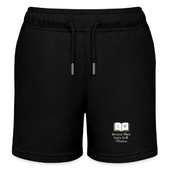 Suicide Loss Remembrance Walk Suicide - Kids Organic Sweat Shorts by Stanley/Stella - black - Front