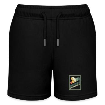 Né à Schwarzenberg - Short de jogging enfant bio Stanley/Stella - noir - Devant