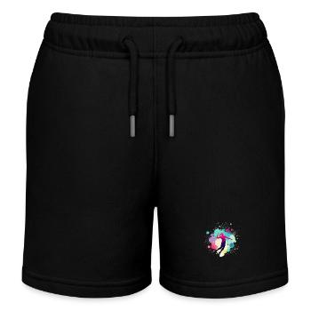Joueur de volley, volley-ball, joueur de volley-ball - Short de jogging enfant bio Stanley/Stella - noir - Devant