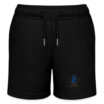 Pharaoh Archaeology in Ancient Egypt - Kids Organic Sweat Shorts by Stanley/Stella - black - Front