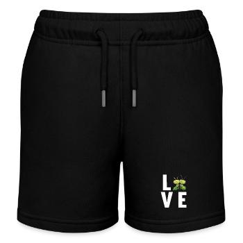 Praying mantises Praying mantis - Kids Organic Sweat Shorts by Stanley/Stella - black - Front
