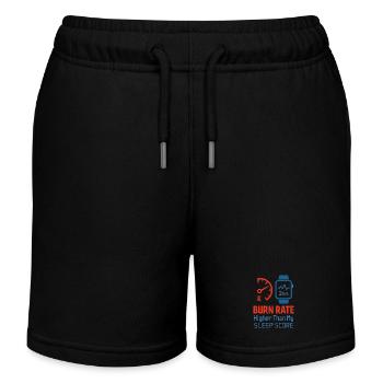 Startup-gründer Survivor Burnout Recover - Kinder Organic Joggingshorts Mini Bolter von Stanley/Stella - Schwarz - Vorne