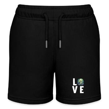 Praying mantises Praying mantis - Kids Organic Sweat Shorts by Stanley/Stella - black - Front