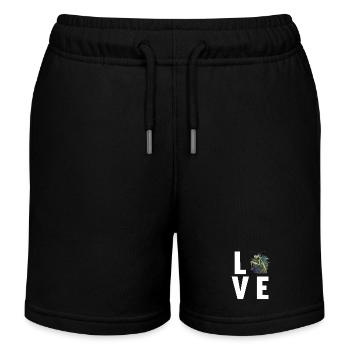 Praying mantises Praying mantis - Kids Organic Sweat Shorts by Stanley/Stella - black - Front