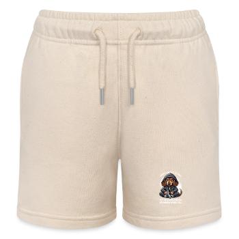 Today I want to do something with people Push - Kids Organic Sweat Shorts by Stanley/Stella - soft Ecru - Front