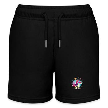 Cheerleader, Cheerleading, Cheer, Mädchen - Kinder Organic Joggingshorts Mini Bolter von Stanley/Stella - Schwarz - Vorne