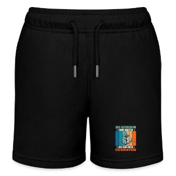 Papi MAISON DE RETRAITE PEUT ATTENDRE, JE VAIS - Short de jogging enfant bio Stanley/Stella - noir - Devant