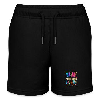 Bääm Écolier 2026 - Short de jogging enfant bio Stanley/Stella - noir - Devant