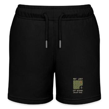 Sentier d’autonomisation des randonneurs solo pour femmes - Short de jogging enfant bio Stanley/Stella - noir - Devant