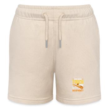 Saxophone Funny Saying - Kids Organic Sweat Shorts by Stanley/Stella - soft Ecru - Front