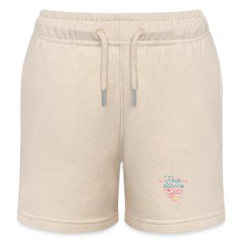 Schulkind 2026 - Einschulung - Erstklässler - Kinder Organic Joggingshorts Mini Bolter von Stanley/Stella - Natur - Vorne