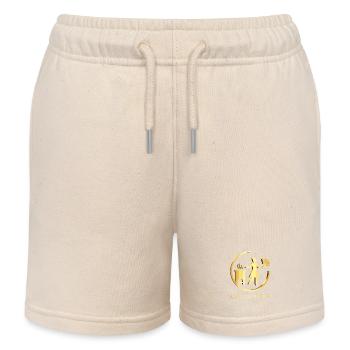 Infusion Master Gold – Professional Sauna Wellness - Kids Organic Sweat Shorts by Stanley/Stella - soft Ecru - Front