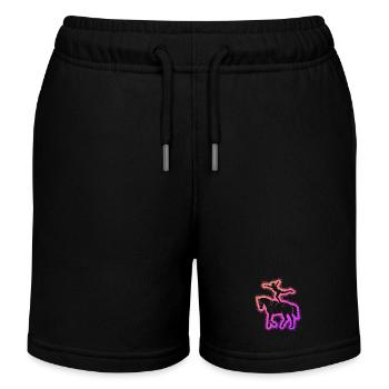Voltigieren Reiterin Pferde Mädchen Damen Volti - Kinder Organic Joggingshorts Mini Bolter von Stanley/Stella - Schwarz - Vorne