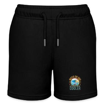 Ski nautique Fête des pères Papa Skieur de Papa Ski nautique - Short de jogging enfant bio Stanley/Stella - noir - Devant