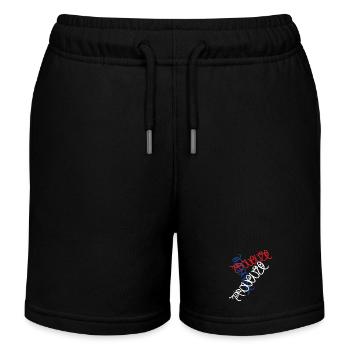 Kreatives Provence Frankreich T-Shirt - Kinder Organic Joggingshorts Mini Bolter von Stanley/Stella - Schwarz - Vorne