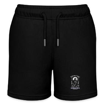 Grim Reaper Tarot Card Memento Mori Skeleton - Kinder Organic Joggingshorts Mini Bolter von Stanley/Stella - Schwarz - Vorne