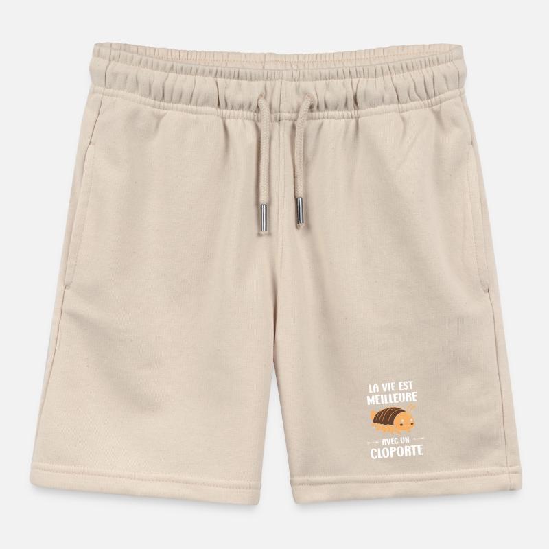 Das Leben ist mit einem Waldlaus besser Kinder Organic Joggingshorts Mini Bolter von Stanley/Stella