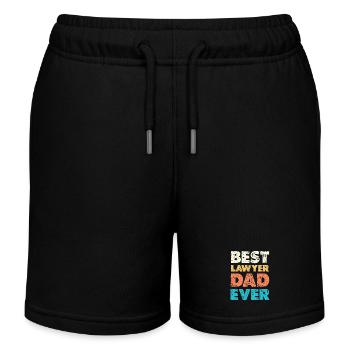 Best Lawyer Dad Ever - Kinder Organic Joggingshorts Mini Bolter von Stanley/Stella - Schwarz - Vorne