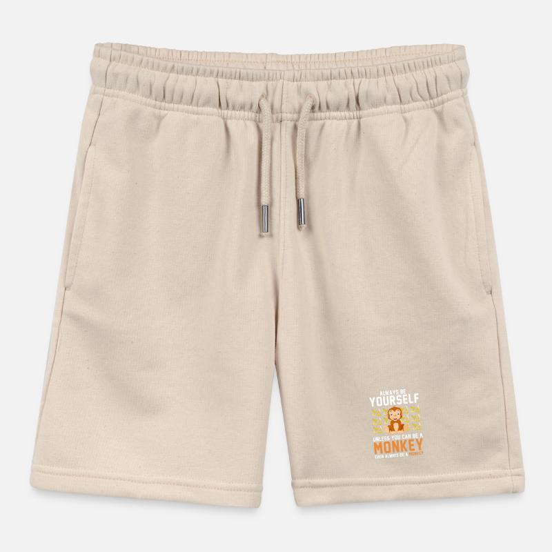 Sei immer du selbst, es sei denn, du kannst ein Affe sein Kinder Organic Joggingshorts Mini Bolter von Stanley/Stella