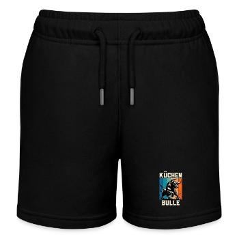 Chef KÜCHENBULLE Chefs Fun - Kids Organic Sweat Shorts by Stanley/Stella - black - Front
