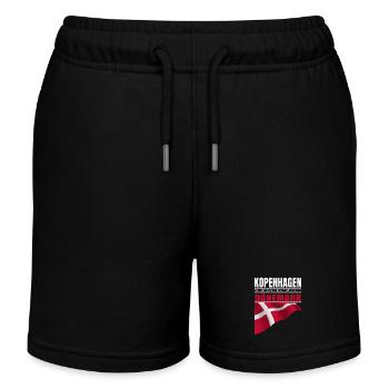 Copenhague - Short de jogging enfant bio Stanley/Stella - noir - Devant