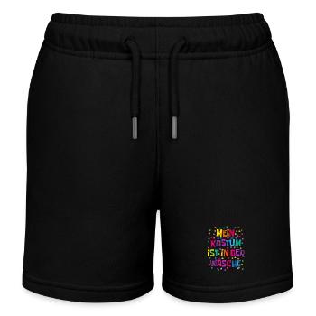 Fastnacht - Karneval - Kostümersatz - Spruch - Kinder Organic Joggingshorts Mini Bolter von Stanley/Stella - Schwarz - Vorne