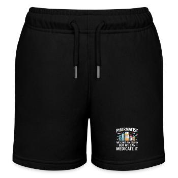 Pharmacien qui dit : Médicamentez-le - Short de jogging enfant bio Stanley/Stella - noir - Devant