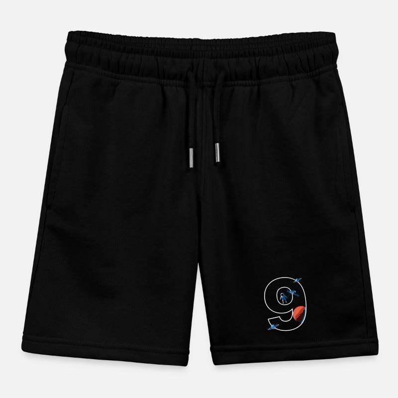 Astronaute spatial pour 9e anniversaire Short de jogging enfant bio Stanley/Stella