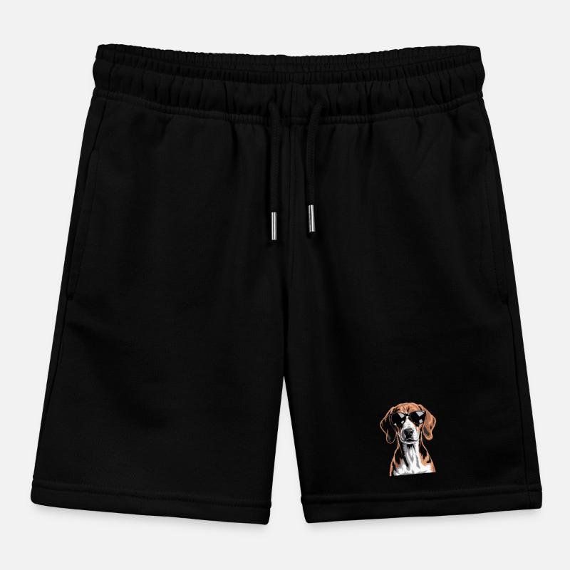 English Foxhound Kids Organic Sweat Shorts by Stanley/Stella