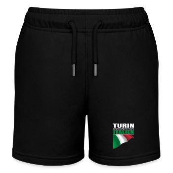 Turin - Short de jogging enfant bio Stanley/Stella - noir - Devant
