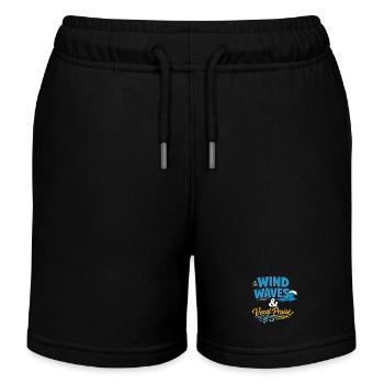 Communauté de musique folk Shanty Crew - Short de jogging enfant bio Stanley/Stella - noir - Devant