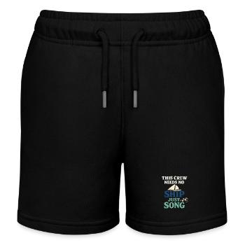 Communauté de musique folk Shanty Crew - Short de jogging enfant bio Stanley/Stella - noir - Devant