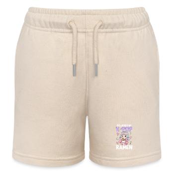 Powered By K-Pop Ramen - Kinder Organic Joggingshorts Mini Bolter von Stanley/Stella - Natur - Vorne