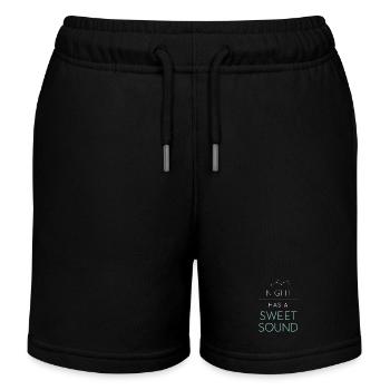 Nachtbootfahren Mit - Kinder Organic Joggingshorts Mini Bolter von Stanley/Stella - Schwarz - Vorne
