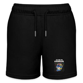 Ich bin ein Karneval - Kinder Organic Joggingshorts Mini Bolter von Stanley/Stella - Schwarz - Vorne