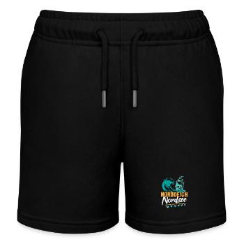 Vacances à la mer du Nord NORDDEICH OSTHOLSTEIN Fun - Short de jogging enfant bio Stanley/Stella - noir - Devant