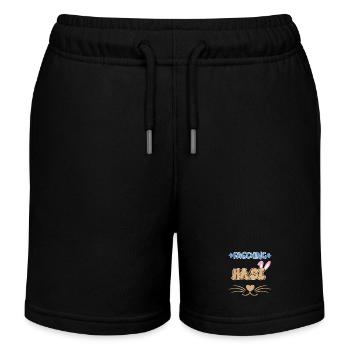 Déguisement de carnaval Bunny Wanny - Short de jogging enfant bio Stanley/Stella - noir - Devant