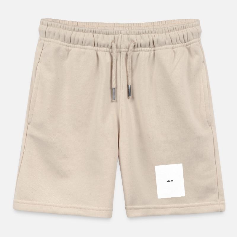 Coffee first Kids Organic Sweat Shorts by Stanley/Stella