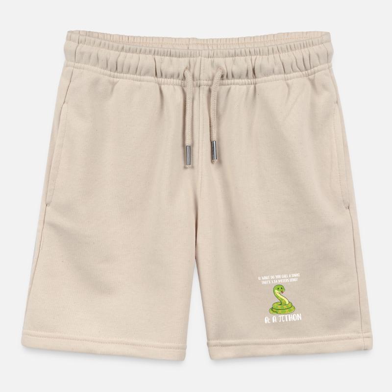 Schlange, 3,14 Meter lang, Pi-Tag-Python-Witz Kinder Organic Joggingshorts Mini Bolter von Stanley/Stella