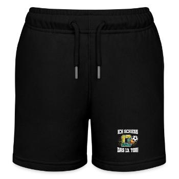 Ich Schiess 13. Tor Lustig 13. Geburtstag Fußball - Kinder Organic Joggingshorts Mini Bolter von Stanley/Stella - Schwarz - Vorne
