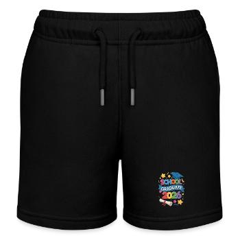 Événements de la promotion de diplômés 2026 - Short de jogging enfant bio Stanley/Stella - noir - Devant
