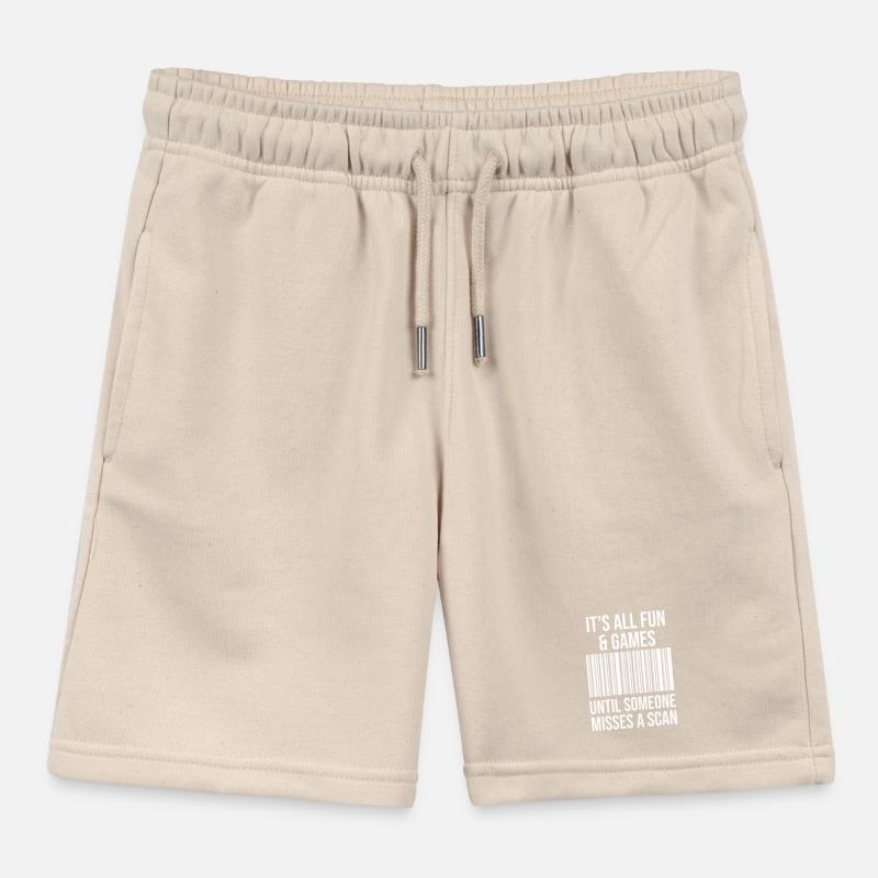 Barcodewitz: Spaß beim Scannen Kinder Organic Joggingshorts Mini Bolter von Stanley/Stella