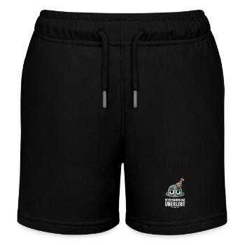 Le Lundi gras survit au carnaval de la gueule de bois édition 2026 - Short de jogging enfant bio Stanley/Stella - noir - Devant