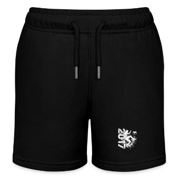 9. Geburtstag Jahrgang 2017 9 Jahre Fußball - Kinder Organic Joggingshorts Mini Bolter von Stanley/Stella - Schwarz - Vorne