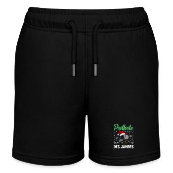 Briefträger POSTBOTE DES JAHRES Lustiges - Kinder Organic Joggingshorts Mini Bolter von Stanley/Stella - Schwarz - Vorne